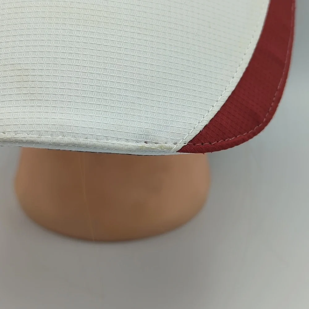 Prairie Landing Golf Club Hat 2012 Member Imperial High Tech White Red Cap Golf